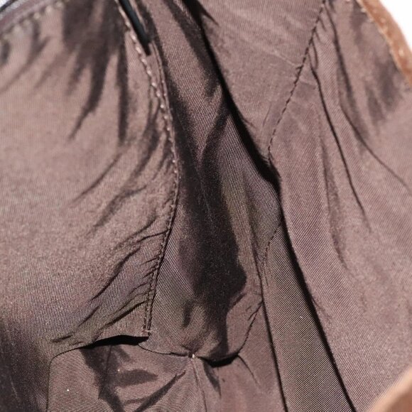 CHANEL Shoulder Bag Suede Brown CC Auth BA4603 - Picture 11 of 16